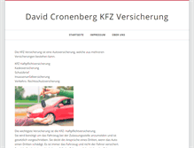 Tablet Screenshot of davidcronenberg.de